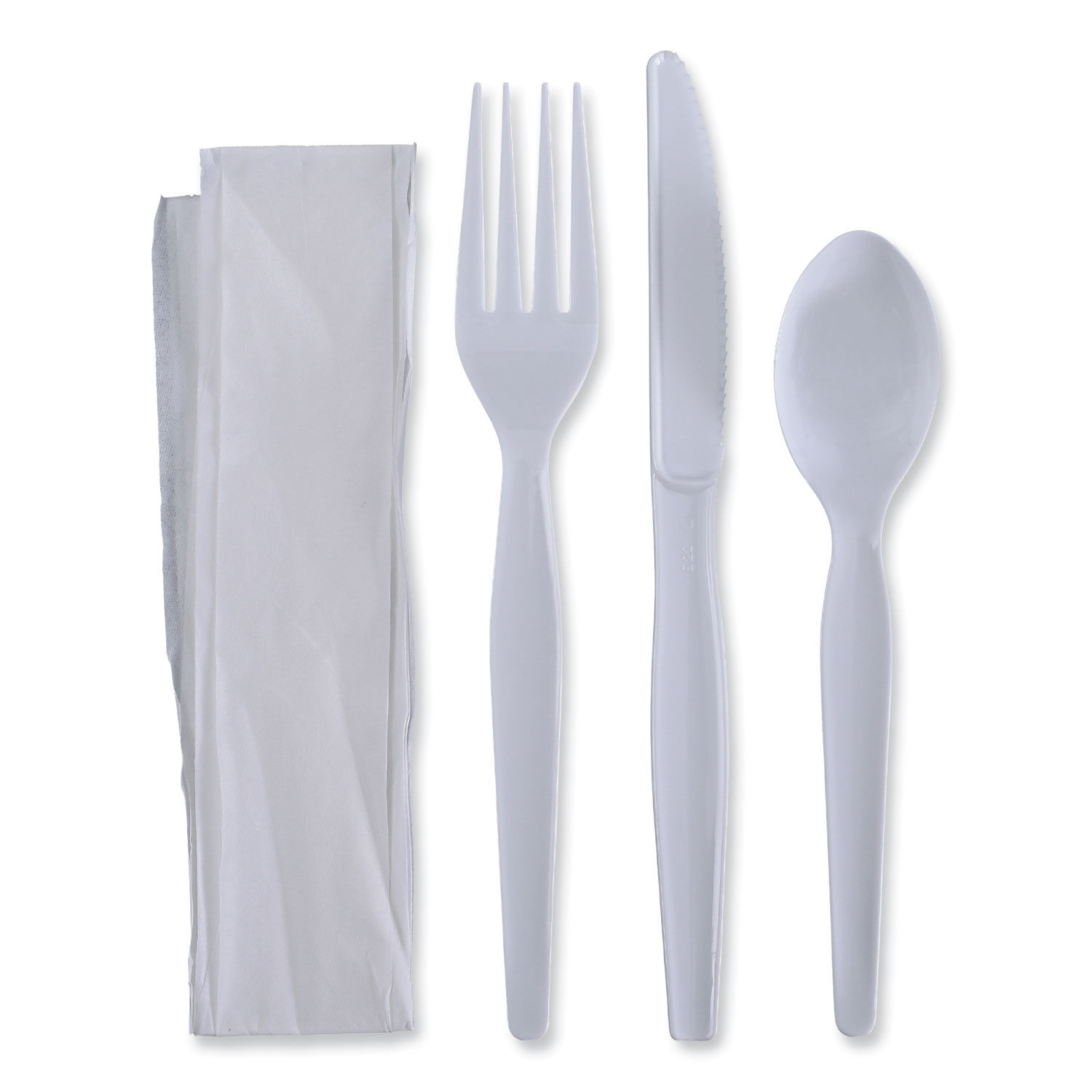Four-Piece Cutlery Kit by Boardwalkandreg; BWKFKTNHWPSWH
