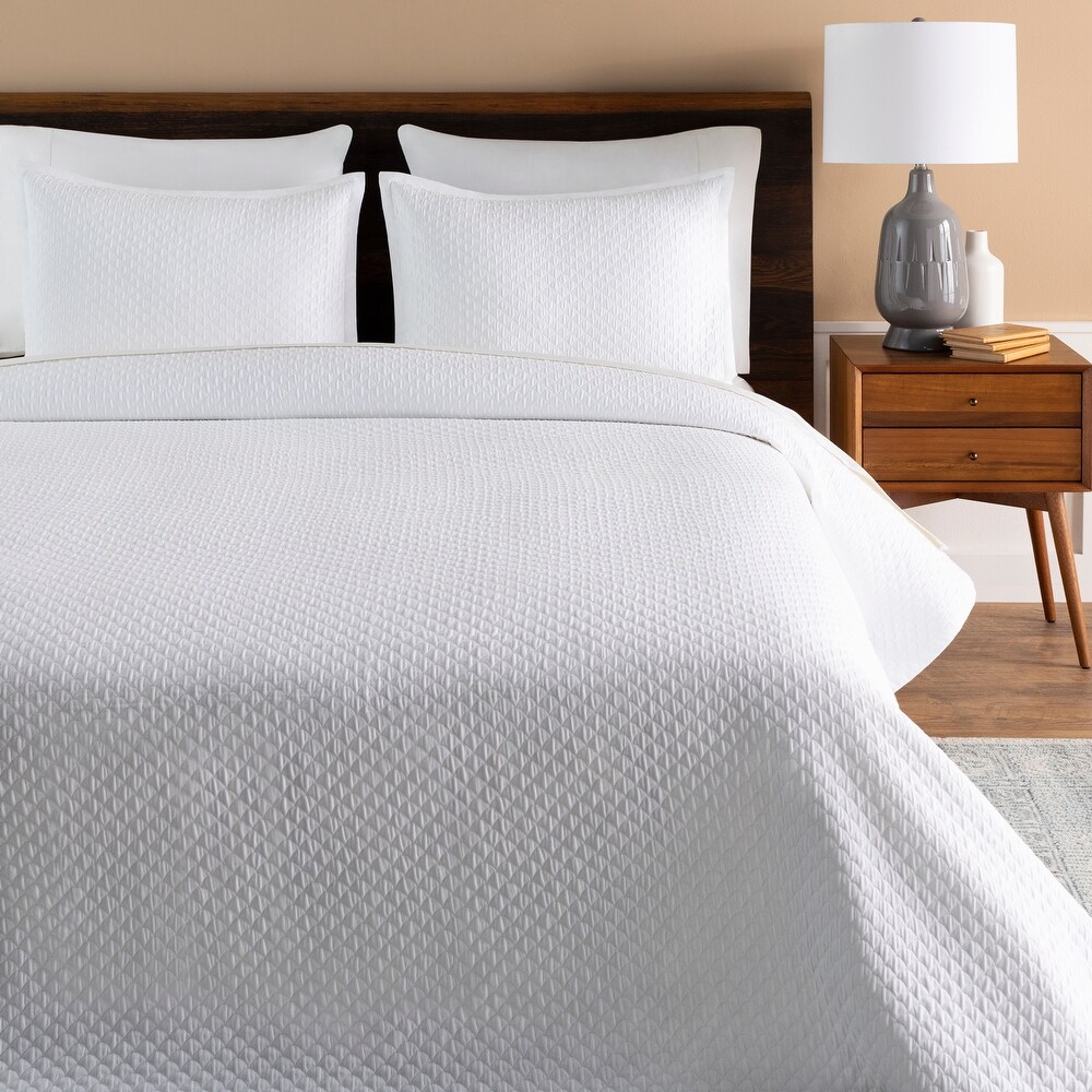 Jaquard Cotton Blend Quilt Set