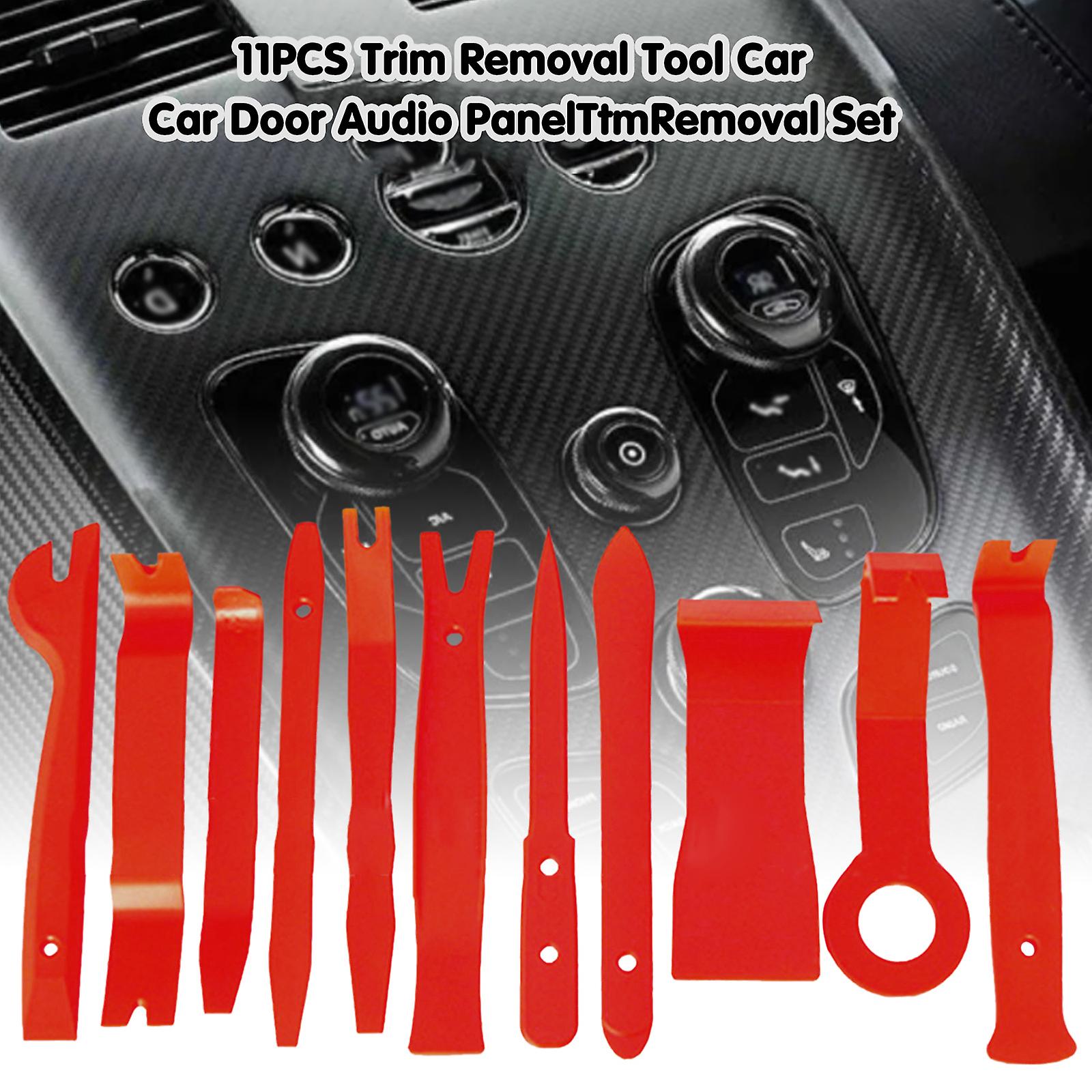 11pcs Set Car Audio Removal Tools Kit Auto Interior Repair Set Car Door Audio Panel Trim Removal Tool Blue