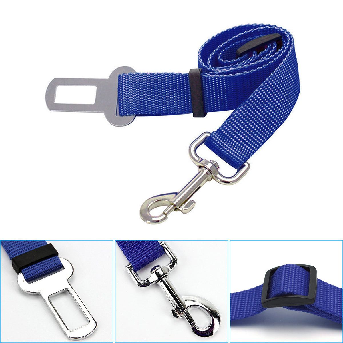 Camidy Adjustable Pet Dog Cat Car Seat Belt Safety Leads Vehicle Seatbelt Harness