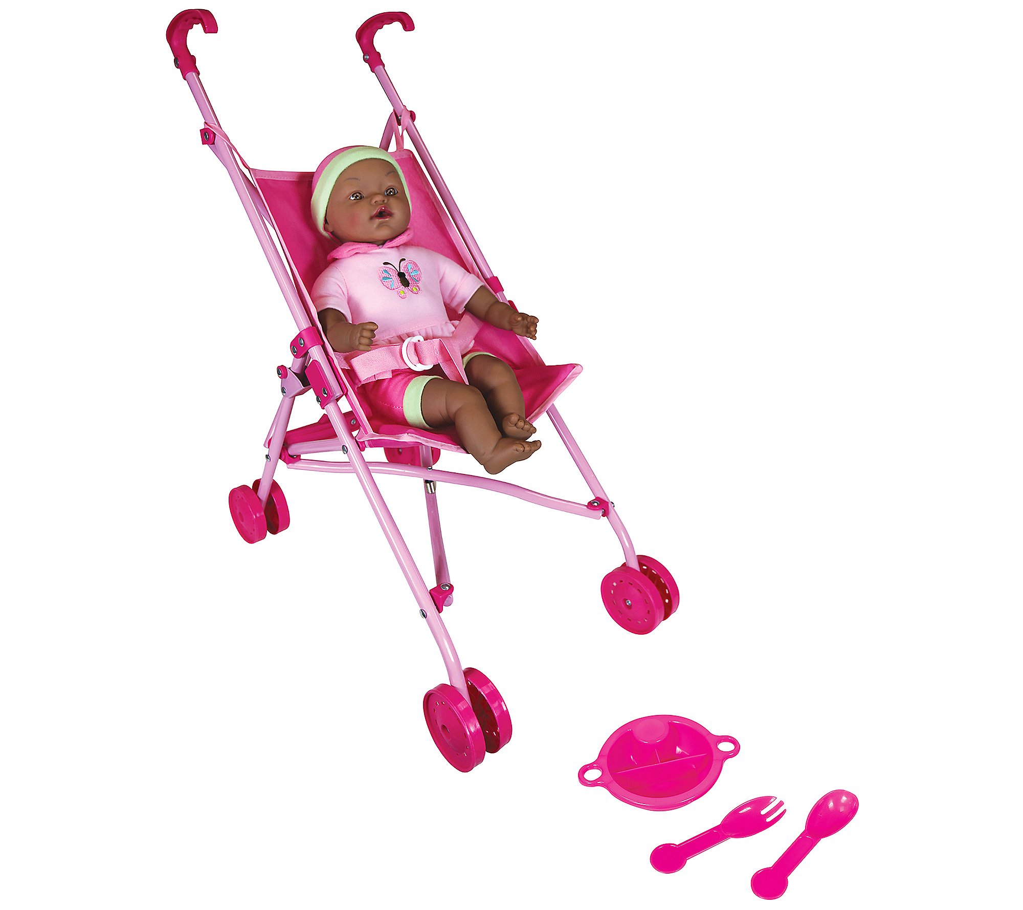 Lissi Baby Doll Umbrella Stroller Set with 16 I nch Baby