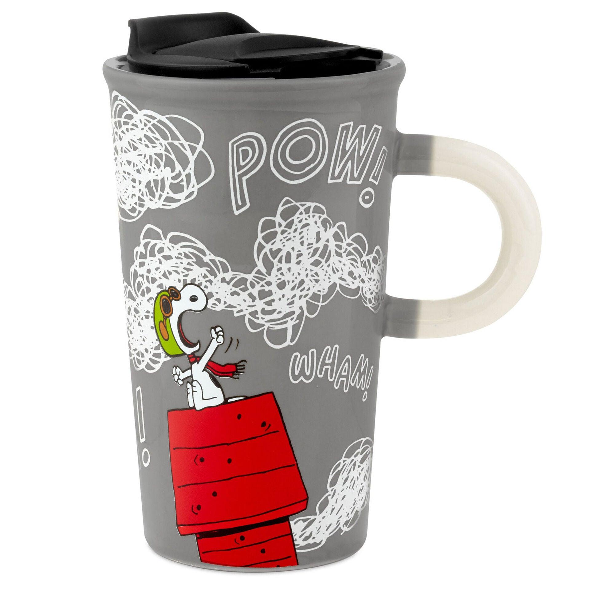 Hallmark  Peanuts® Flying Ace Snoopy Color Changing Travel Mug, 16 oz.