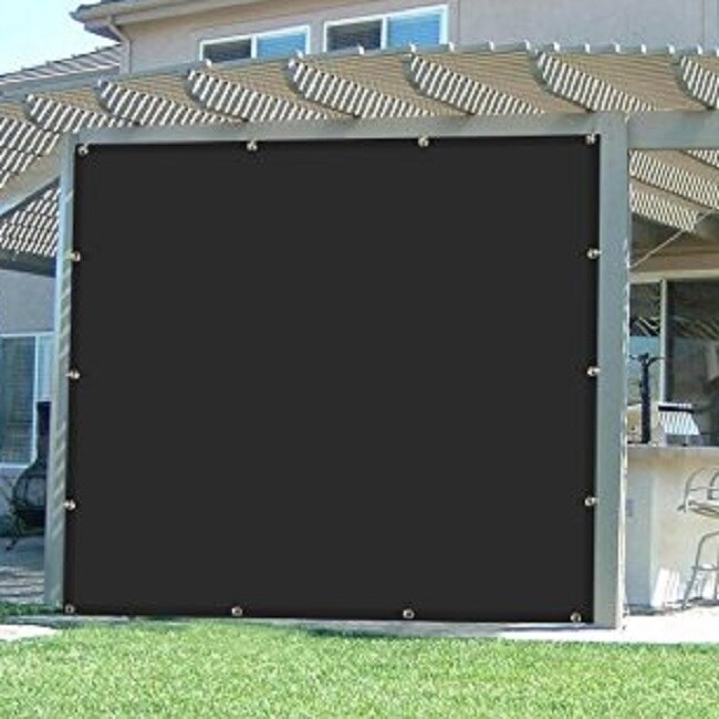 Agfabric 90% Sun Shade Cloth with Grommets Canopy  12 Bungee Balls   10'x22'