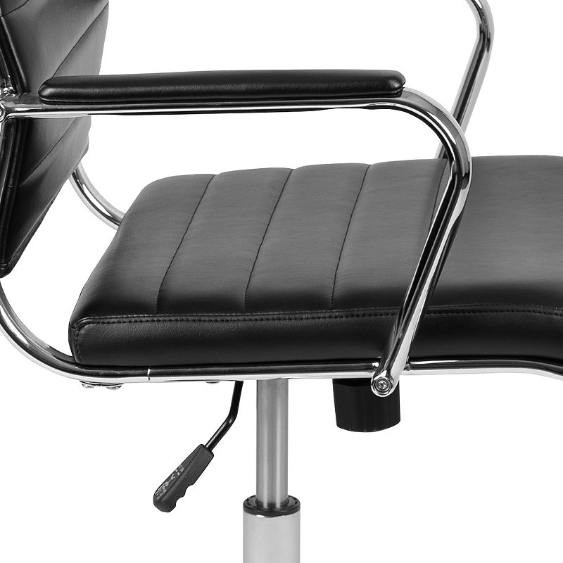 Flash Furniture Hansel LeatherSoft Contemporary Swivel Office Chair