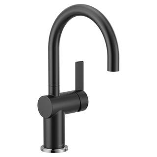 MOEN Cia Single-Handle Bar Faucet in Matte Black 5622BL