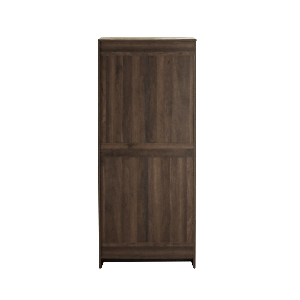 Danbury 3 Piece Wardrobe and 2 Drawer Nightstand Bedroom Set by Christopher Knight Home