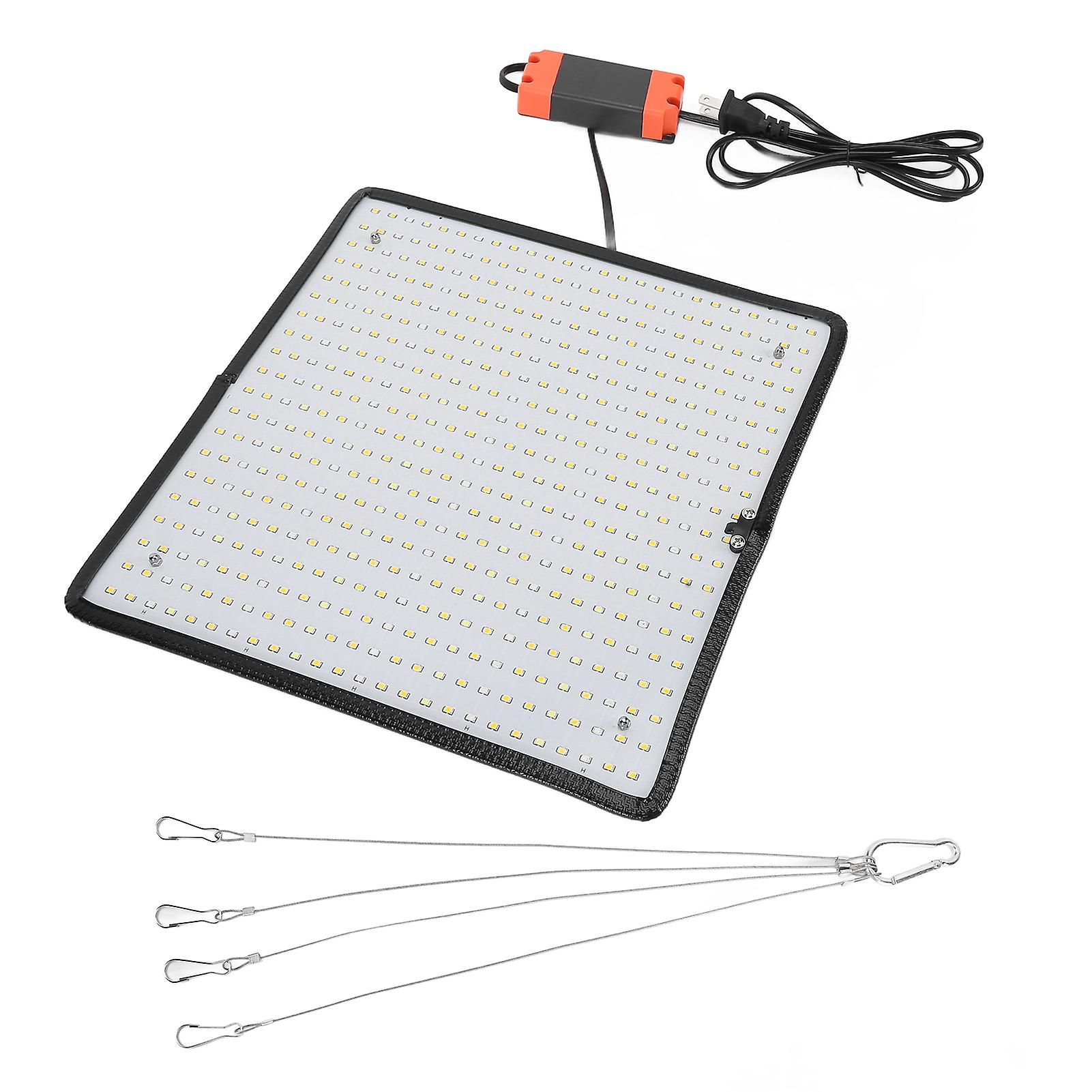 38w Led Grow Light Full Spectrum 500 Lamp Beads Plant Light For Greenhouse Us Plug Ac 85265v