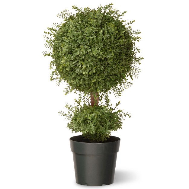 2.5' Artificial Tea Leaf Topiary - National Tree Company