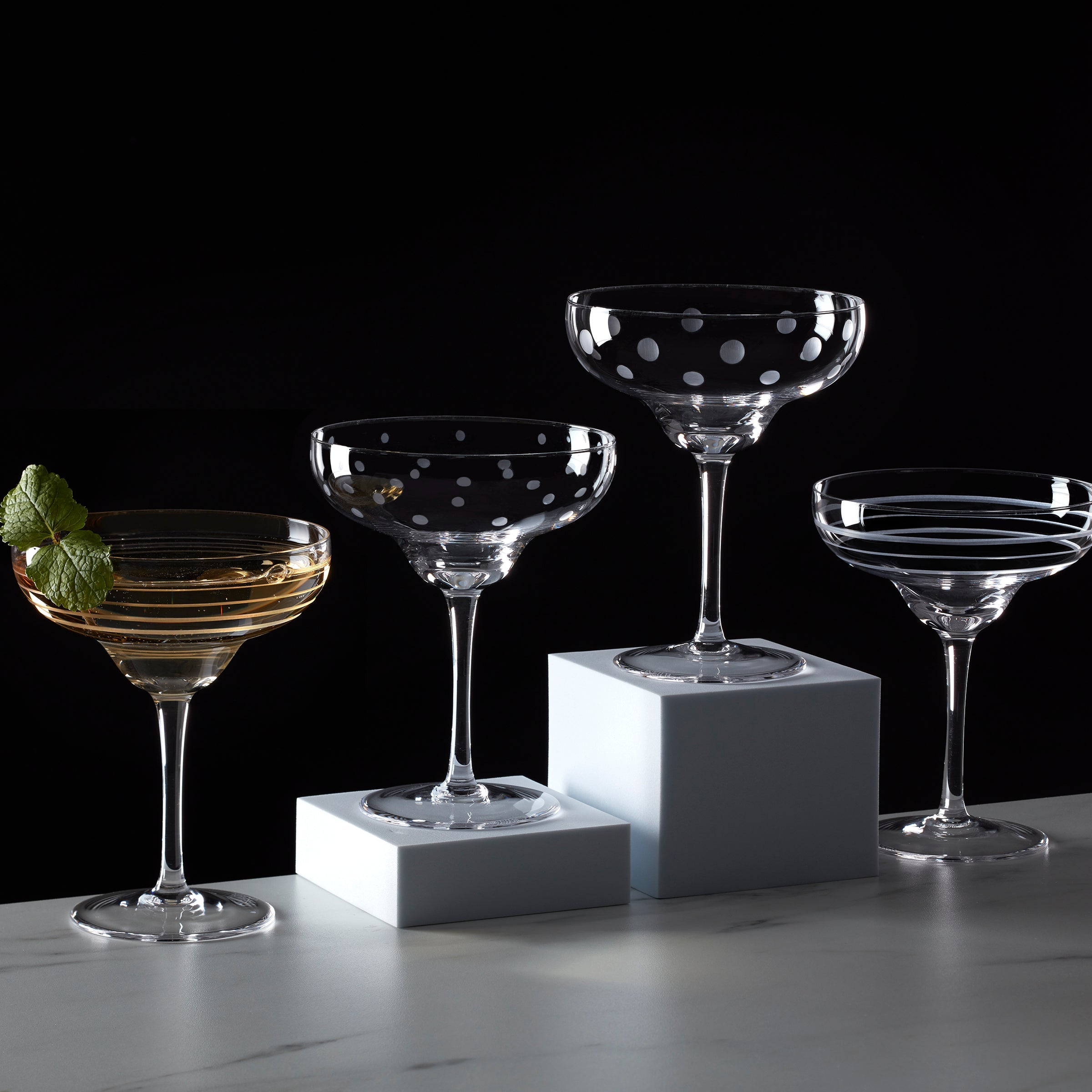 Mingle Margarita Glasses, Set Of 4