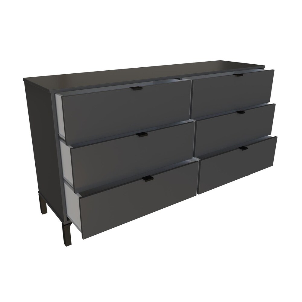 Modern 6 Drawer Dresser