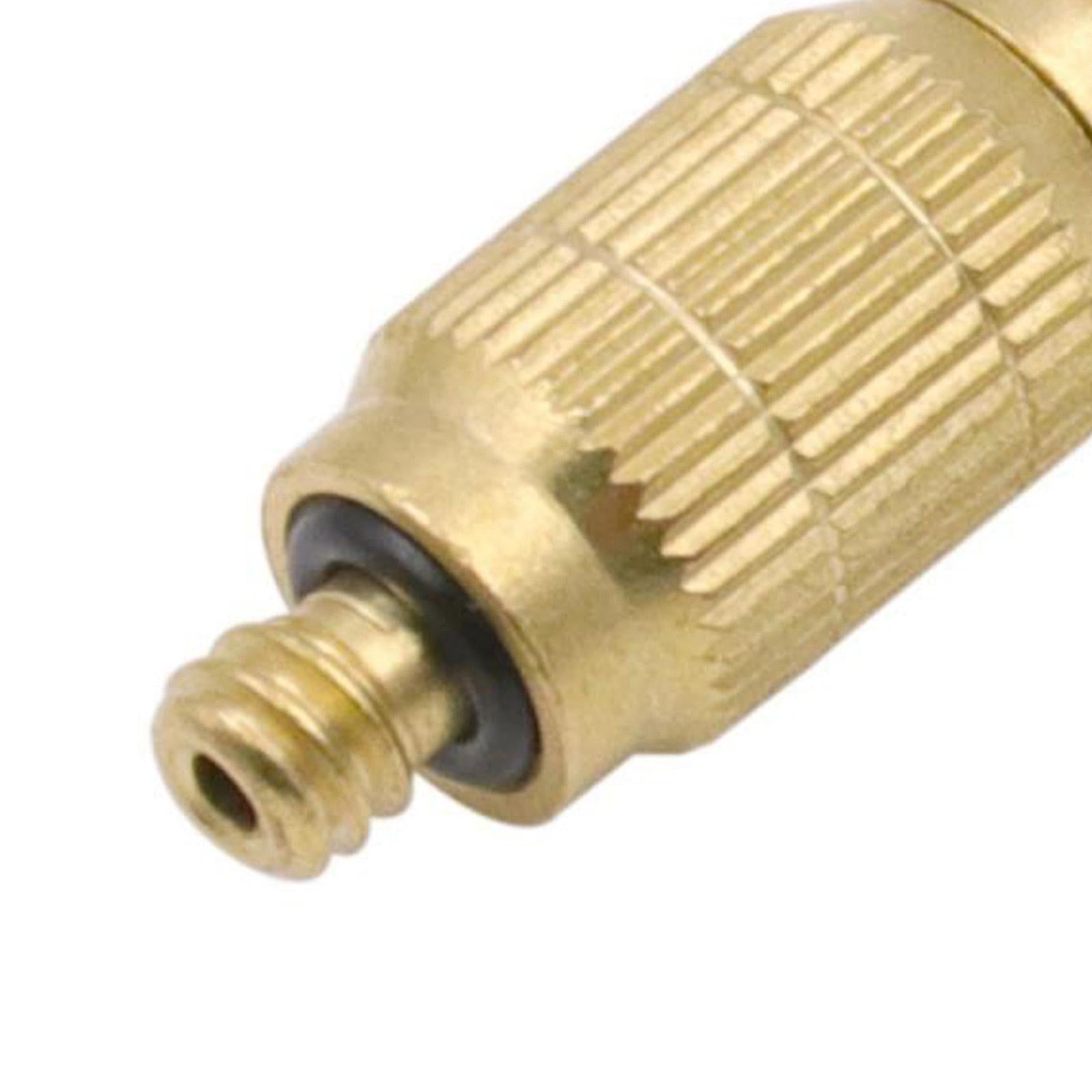 Brass Misting Nozzle Spray Head Garden Cooling System Sprinklers 0.2mm