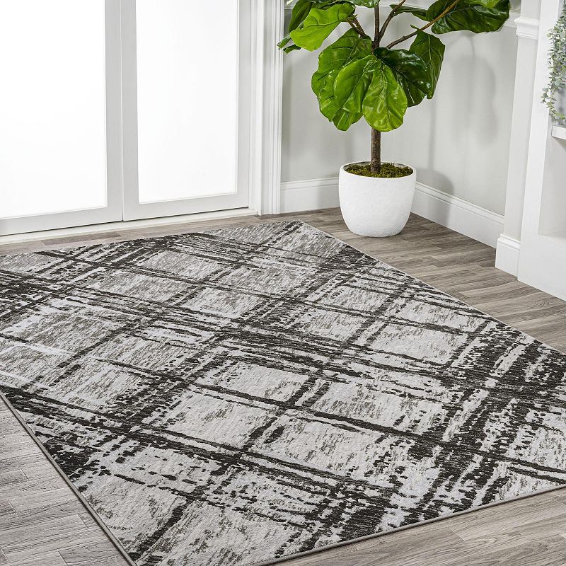 Jonathan Y Slant Modern Abstract Plaid Area Rug