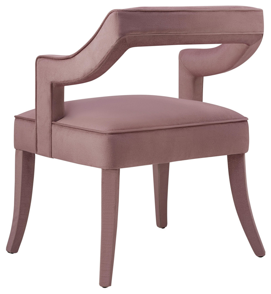 Tiffany Slub Velvet Chair   Contemporary   Dining Chairs   by TOV Furniture  Houzz