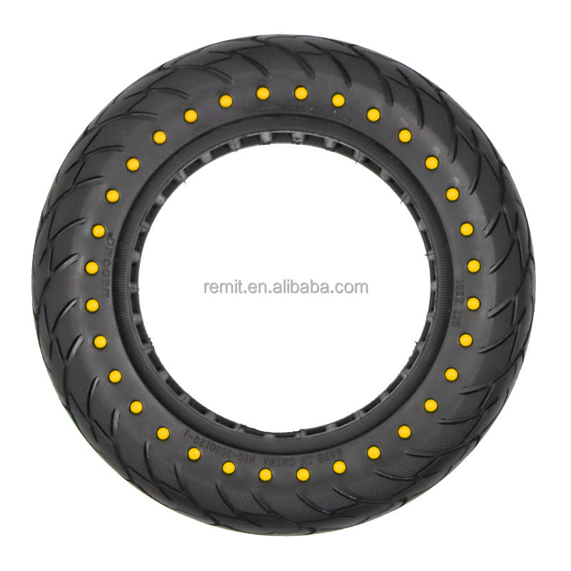 Colorful 10 x 2.125 Solid Tire formijia m365  Electric Scooter Spare Parts and Accessories Soft Rubber Material