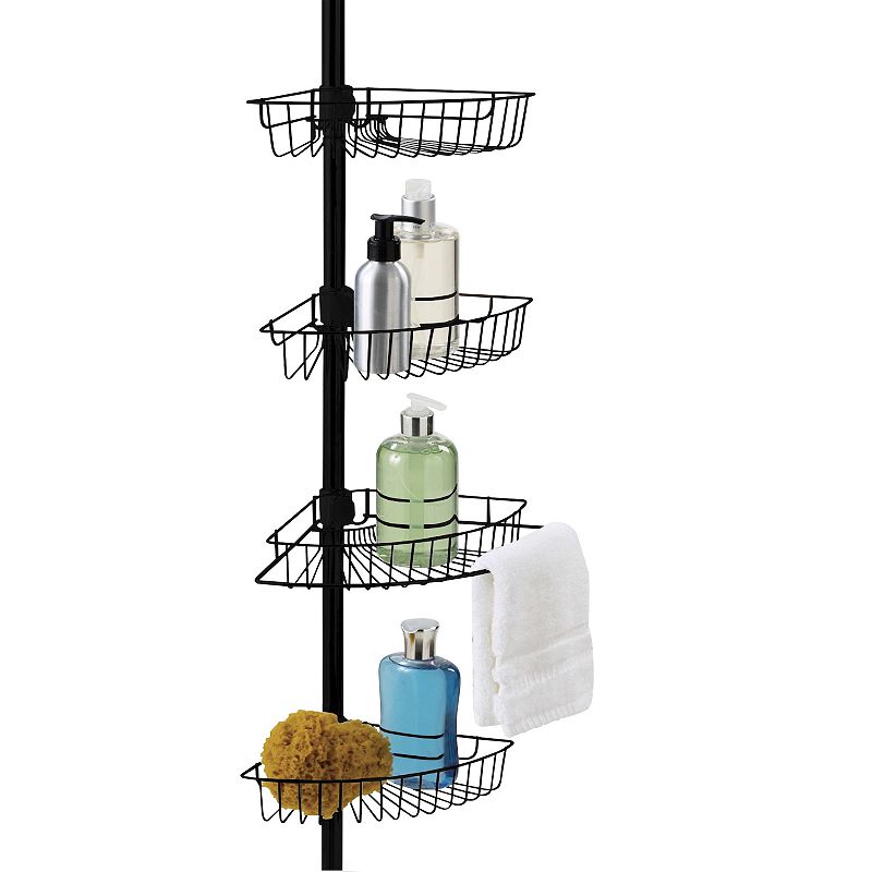 Popular Bath Vista 4-Tier Pole Corner Caddy