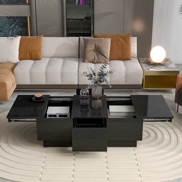 Coffee Table with 2 large Hidden Storage Compartment