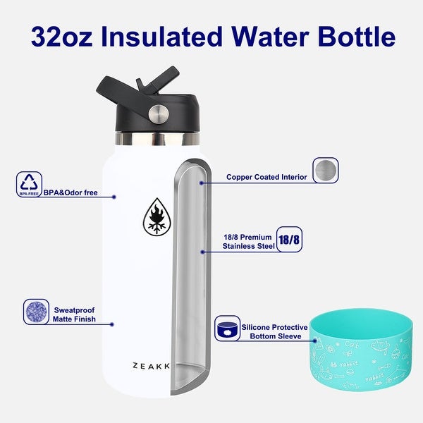 32oz Water Bottle Vacuum Insulated Double Wall Tumbler