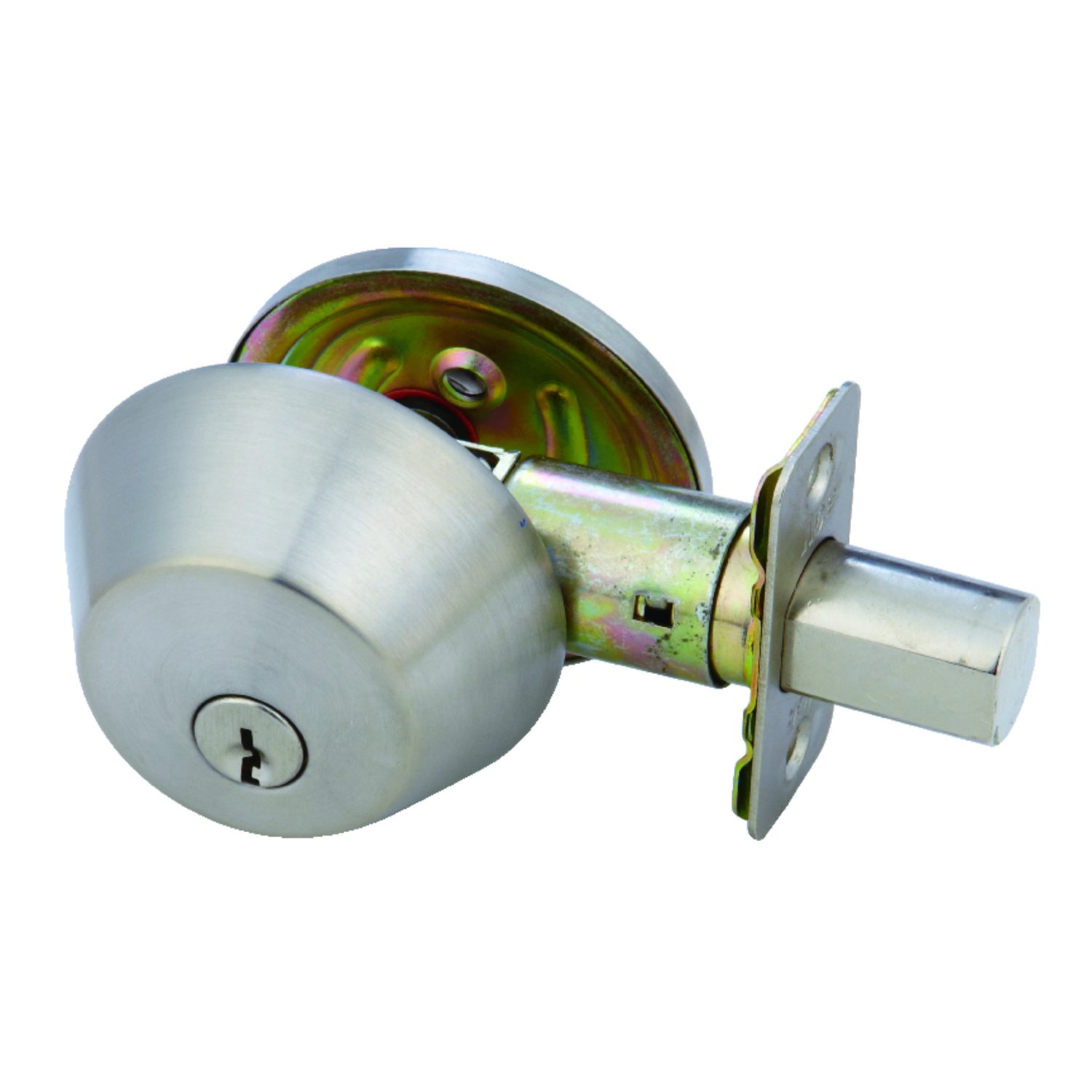 Ace Brushed Chrome Stainless Steel Single Cylinder Deadbolt