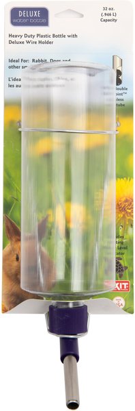 Lixit Heavy-Duty Rabbit Cage Water Bottle， 32-oz