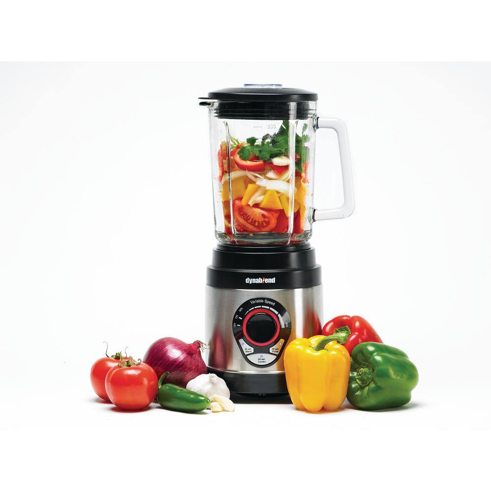 Tribest Dynablend 60 oz. 3-Speed Black Stainless Steel Clean Blender DB-950-A