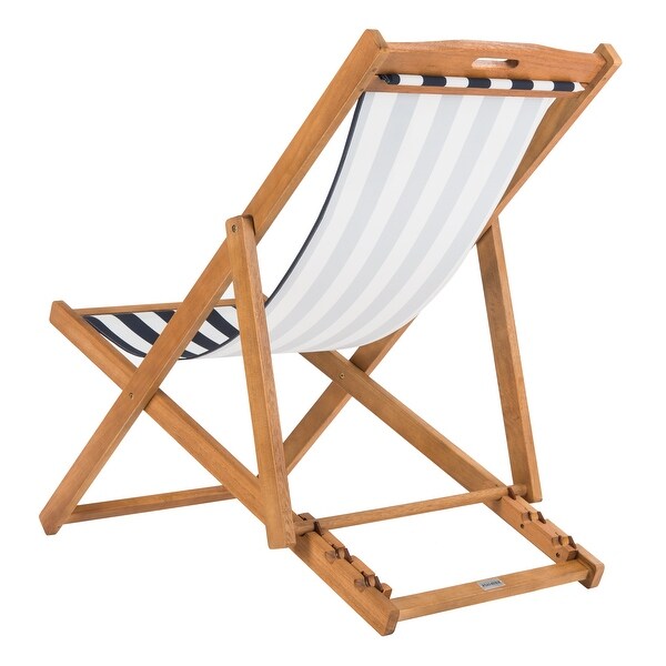 SAFAVIEH Outdoor Living Loren Foldable Sling Chair (Set of 2)