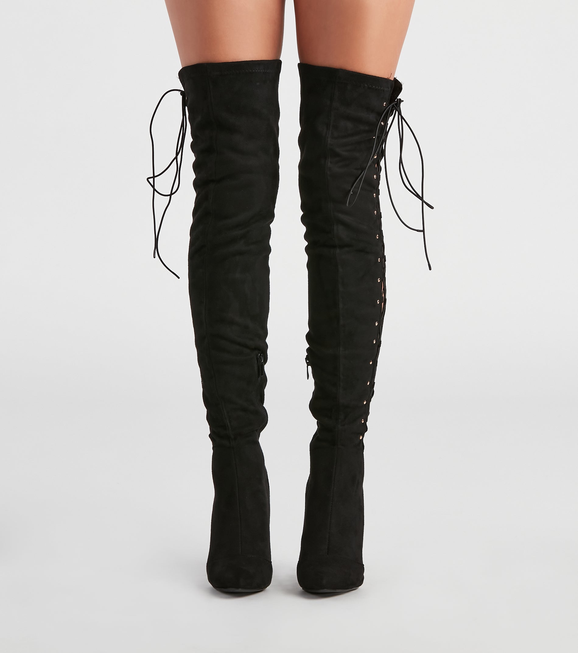 My Scene Lace Up Over The Knee Boots