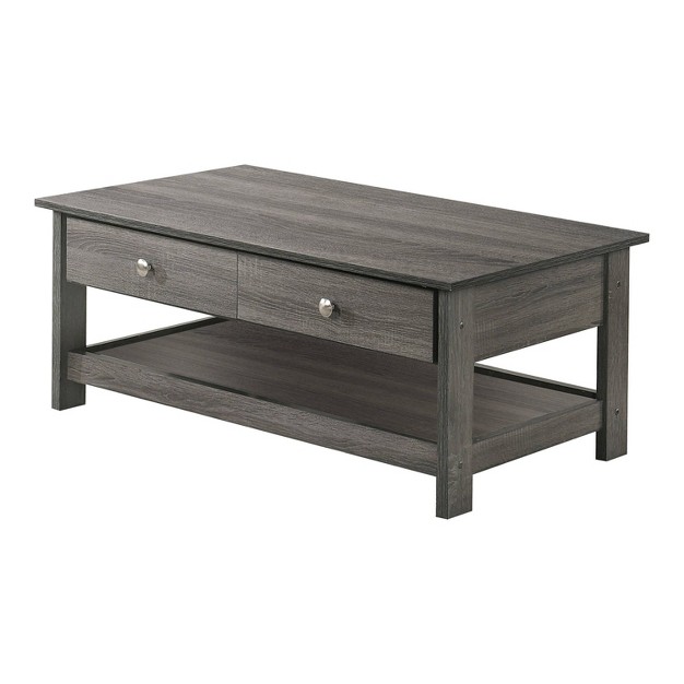 Clonard Wooden Coffee Table Gray Homes Inside Out