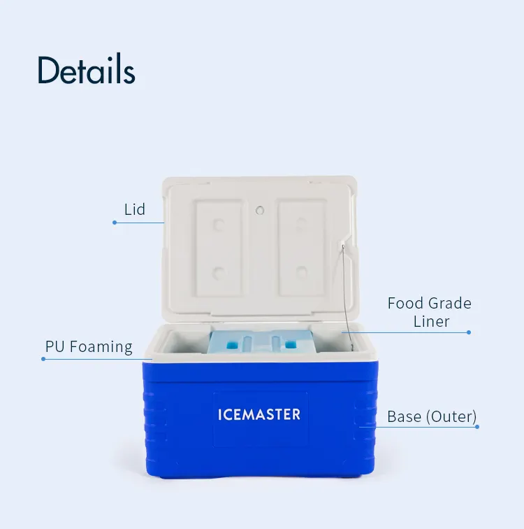 IceMaster Oem Fishing Camping Picnic 30l Plastic Cold Chain Cooler Box To Transport Fish