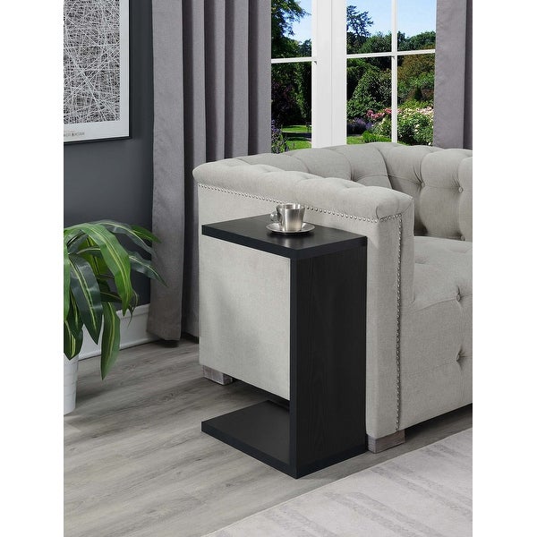 Porch and Den Woodshire C-shaped End Table