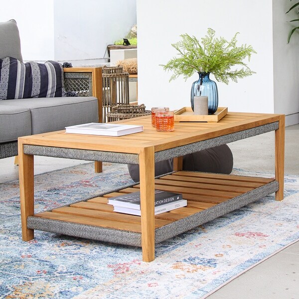 Cambridge Casual Nassau Teak Patio Coffee Table