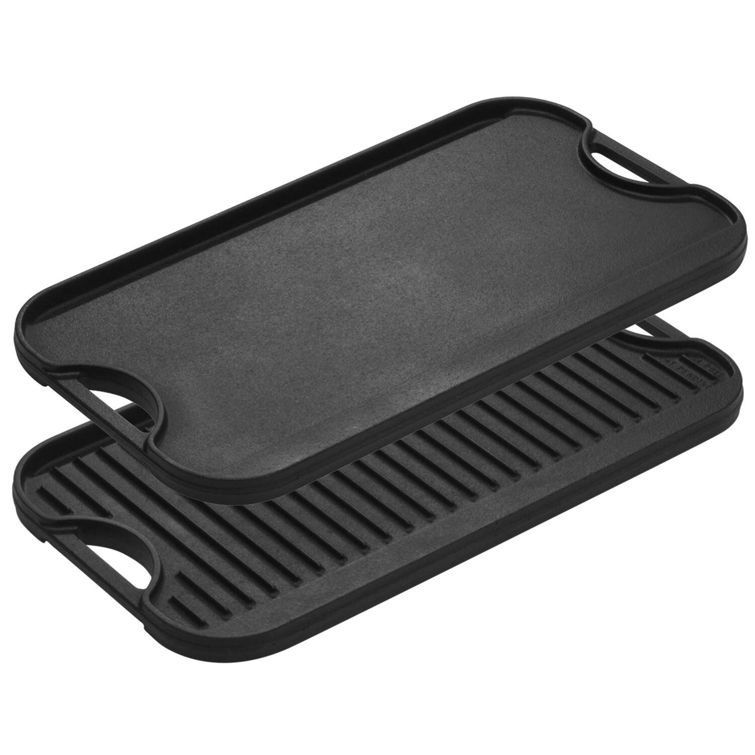 Lodge Logic Pro Cast Iron Griddle Black