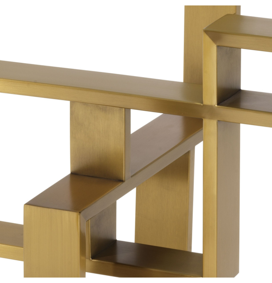 Sculptural Brass Base Side Table  Eichholtz Chuck   Contemporary   Side Tables And End Tables   by Oroa   Distinctive Furniture  Houzz