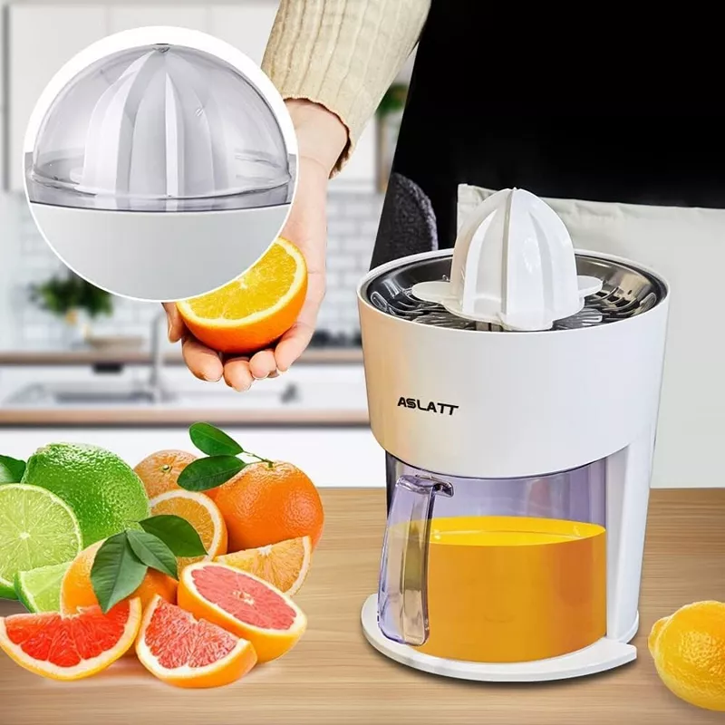 Electric Orange Juicer Citrus Squeezer for Lime Grapefruit， Orange Crush Machine， 28Oz