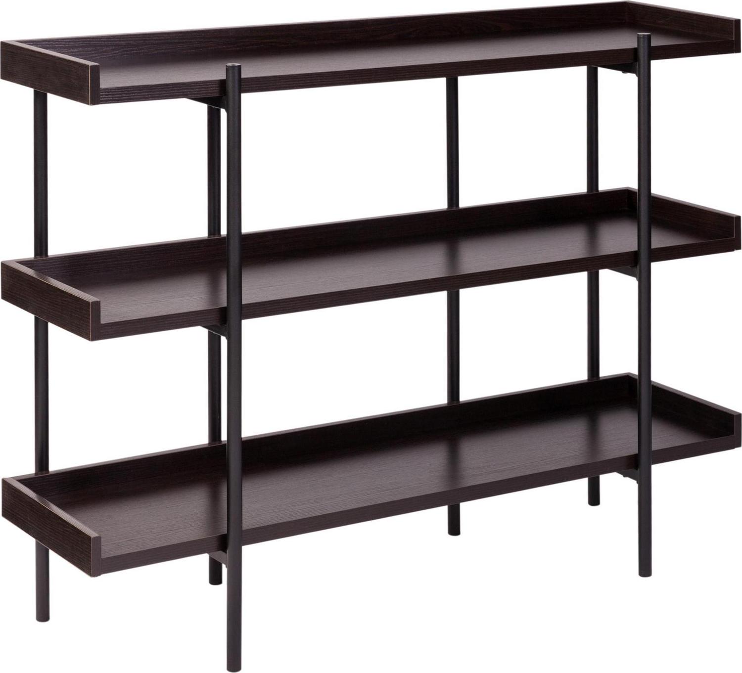 OneSpace 13.5 W x 47.25 D x 36.25 H 3-Shelf Unit， Espresso