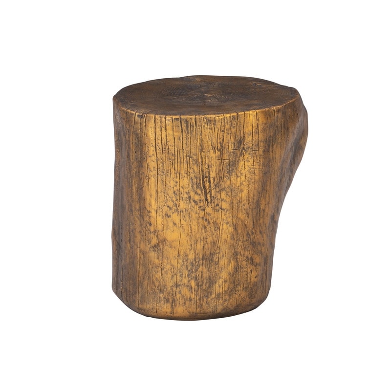 Linon Hunter Stump End Table Stool