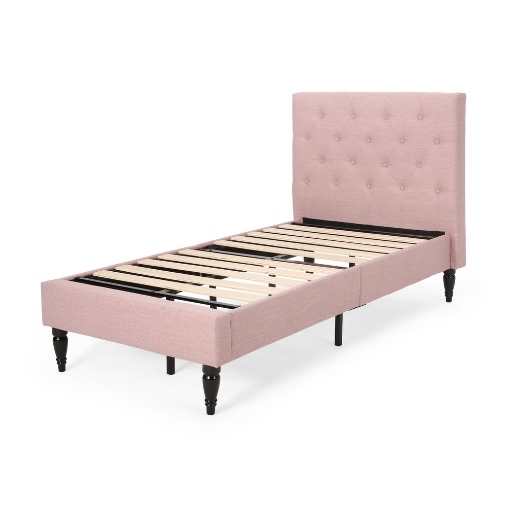 Atterbury Twin size Contemporary Tufted Platform Bed by Christopher Knight Home