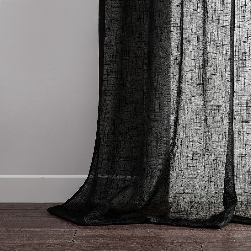 B. Smith Jolene Semi Sheer Window Curtain Panel