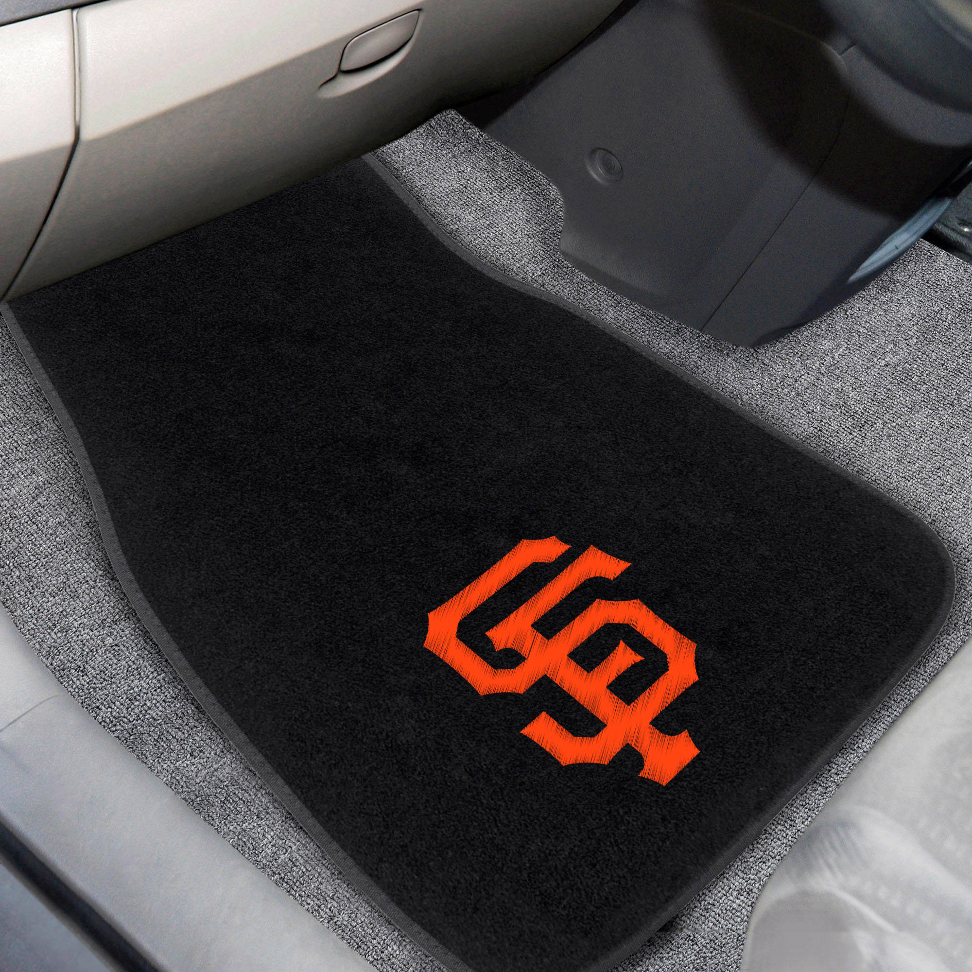 FANMATS 20576 MLB - San Francisco Giants Embroidered Car Mat ， Team Color， 17