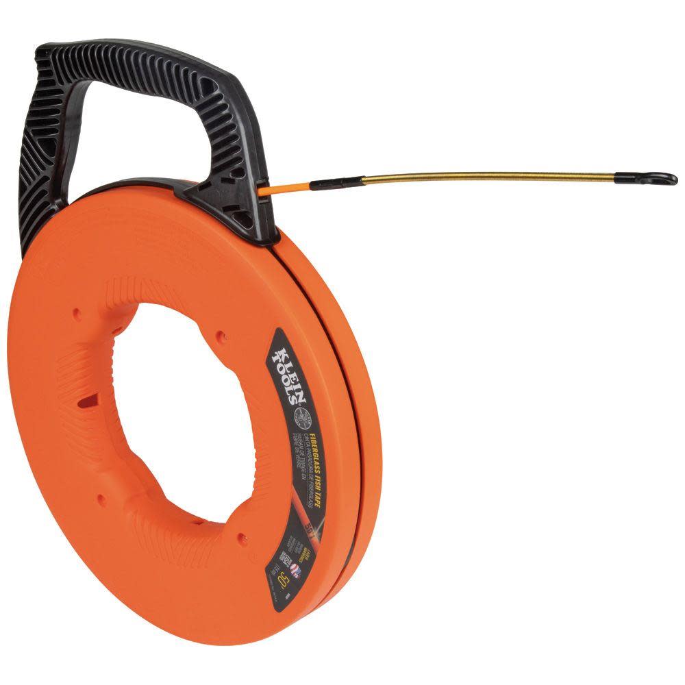 Klein Tools 50' Fiberglass Fish Tape w/ Leader 56350 from Klein Tools