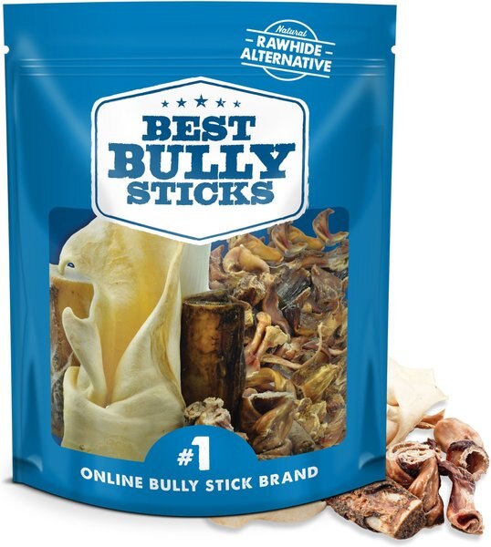 Best Bully Sticks Natural Value Bargain Bag Dog Treats， 1-lb bag