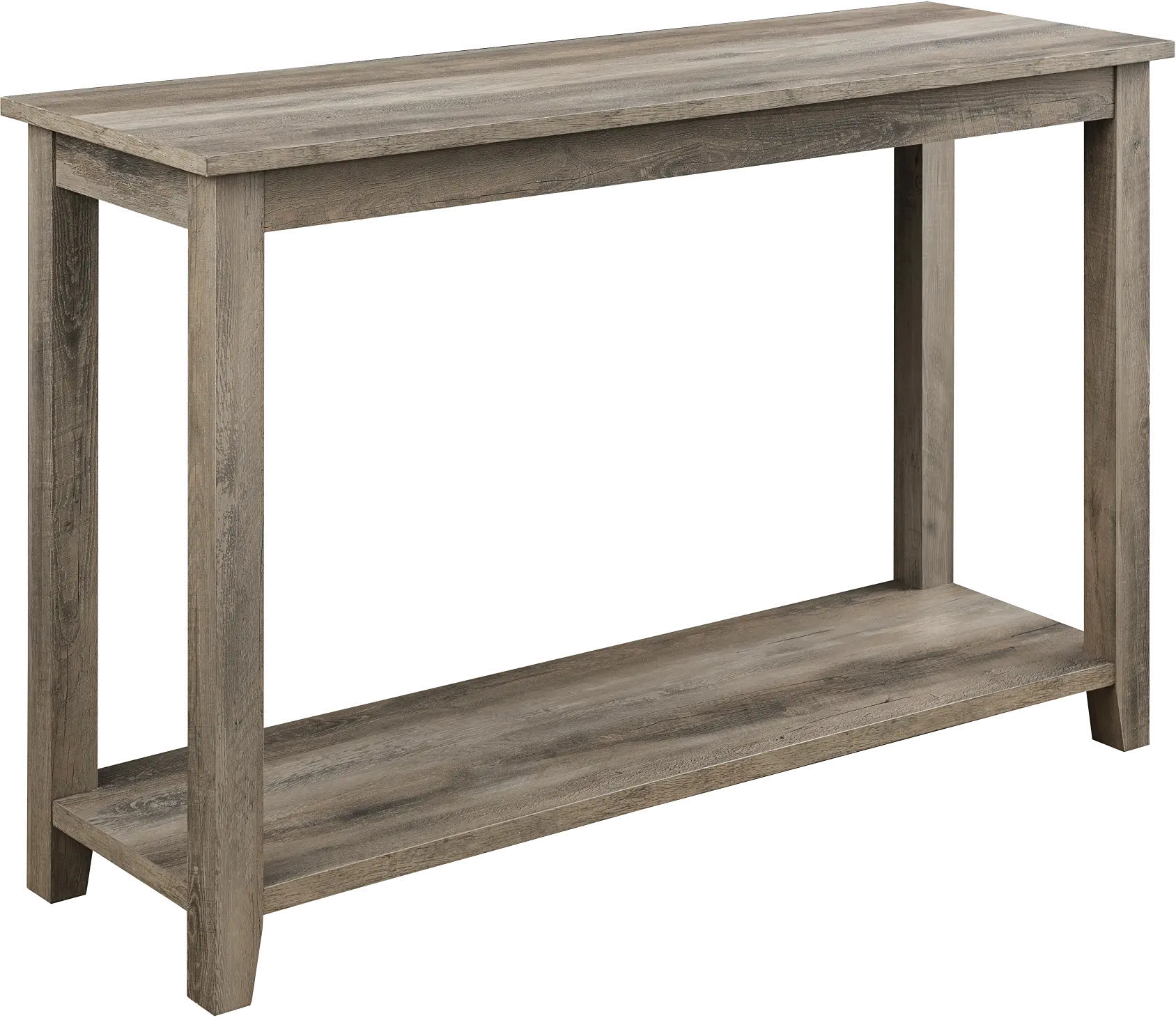 Simplicity Gray Wash Sofa Table