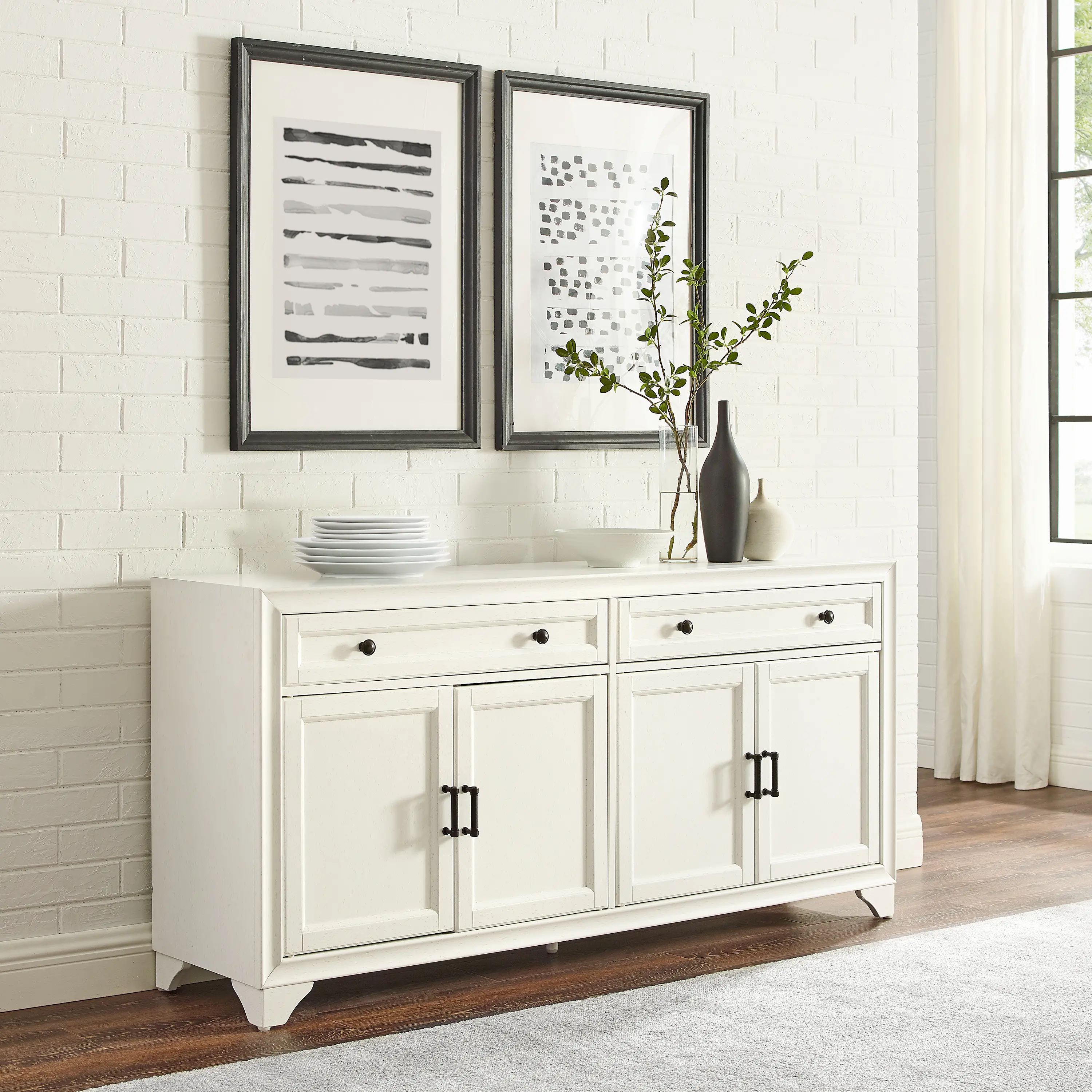 Tara White Dining Room Sideboard