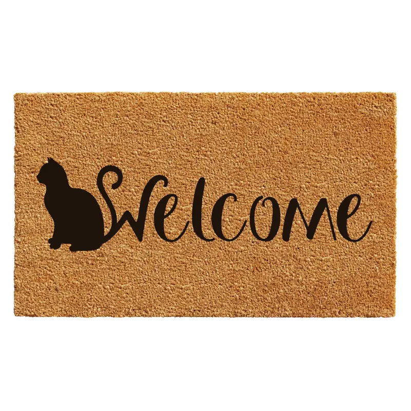 Feline Welcome Doormat