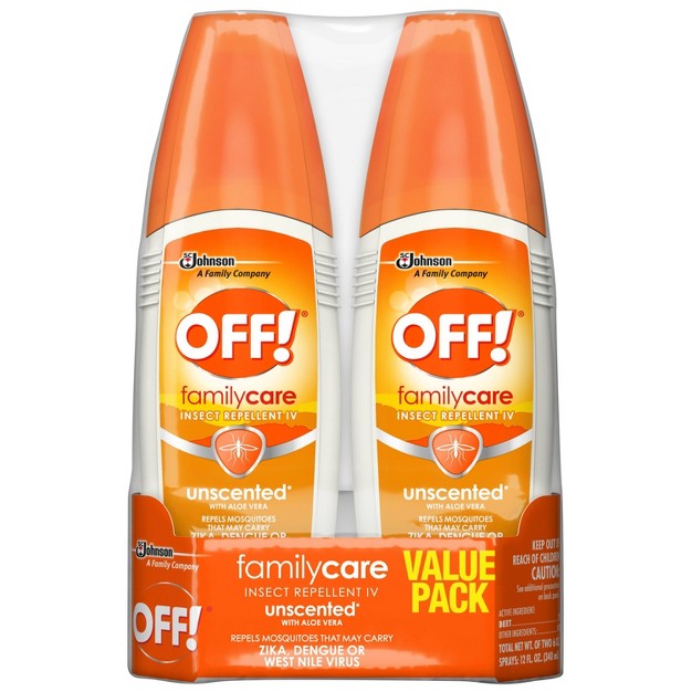 Off Familycare Mosquito Repellent Unscented 6oz 2ct