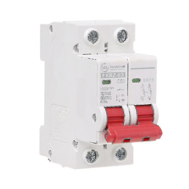 2p Dc 1000v Solar Mini Circuit Breaker 6a/10a/16a/20a/25a/32a/40a/50a/63a Dc Mcb For Pv System，kuo Lu