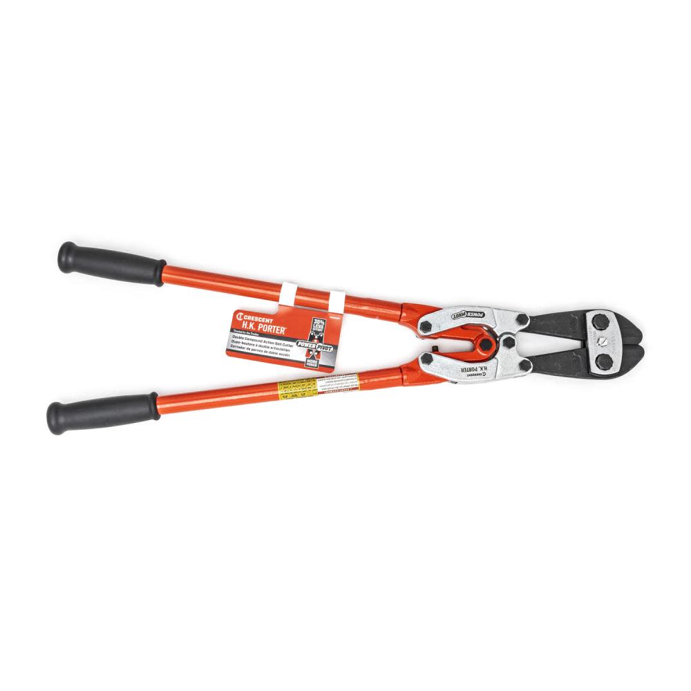 24-in Power Pivot Center Cut Double Compound Action Bolt Cutter ;