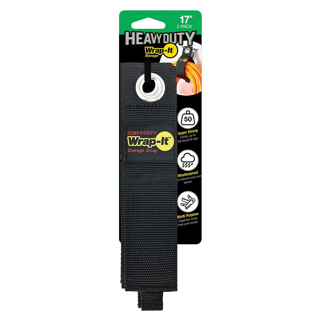 Wrap-It Storage Heavy-Duty Storage Strap - 17-in. (2-Pack)