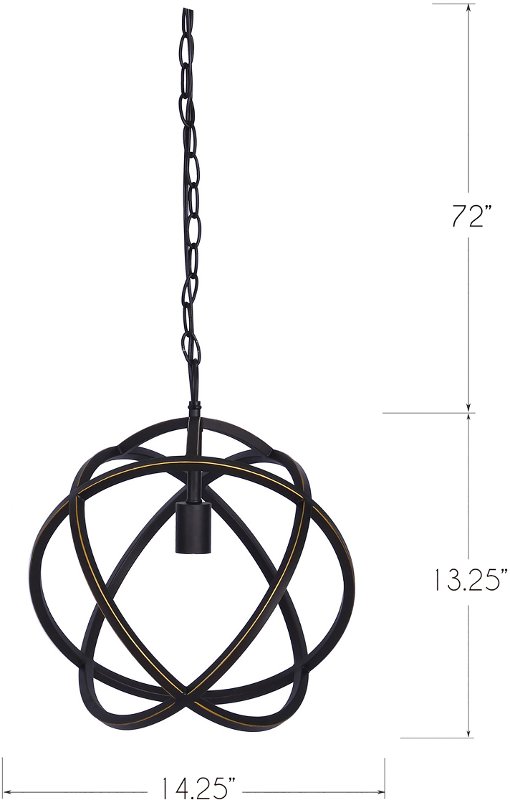 Linx Oil Rubbed Bronze Pendant Light