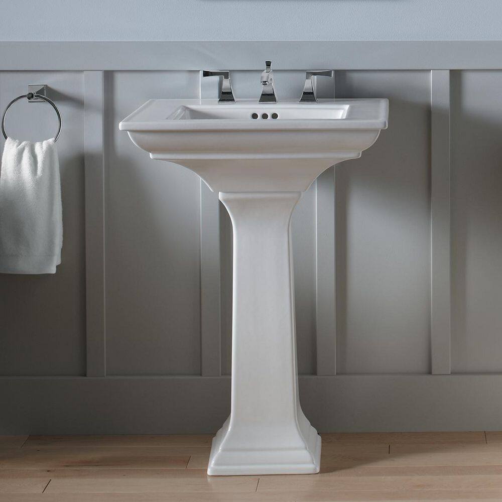 KOHLER Memoirs Ceramic Lavatory Pedestal in White K-R2267-0