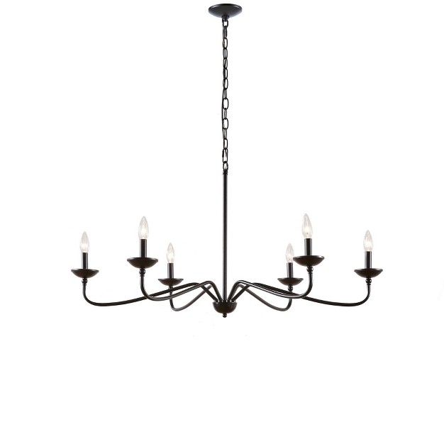 Brighton Chandelier Matte Black